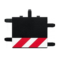 CARRERA 20020588 TRACK SYSTEM OUTSIDE SHOULDERS FOR 1/3 STRAIGHTS (4 PIECES)