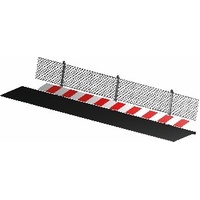 CARRERA 20021142 TRACK SYSTEM 124/132 GUARD RAIL BARRIERS WITH DEBRIS FENCING