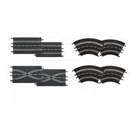 CARRERA 26953 EVO / DIGITAL EXTENTION TRACK  NO1 WITH 8 PIECES