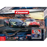 CARRERA DIGITAL 132 FULL THROTTLE GT3 1/32 SCALE SLOT CAR SET, 8 METER WITH WIRELESS 2.0 - 30045