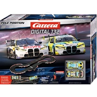 CARRERA DIGITAL 132 POLE POSITION GT3 1/32 SCALE SLOT CAR SET, 5.7 METRE TRACK WITH WIRELESS 2.0 - 30046