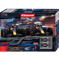 CARRERA DIGITAL 132 RACE OF THE CHAMPIONS F1 1/32 SCALE SLOT CAR SET, 7.3 METRE TRACK WITH WIRELESS 2.0 - 30048