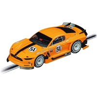 CARRERA DIGITAL 132 FORD MUSTANG GTY #51 ORANGE SLOT CAR