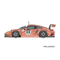CARRERA DIGITAL 20032127 PORSCHE 911 GTR3 R PHANTOM GLOBAL 2025 RACING #23 1/32 SLOT CAR