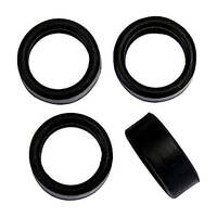CARRERA 89711 CHEVROLET CORVETTE C6R / FERRARI 575 GTC EVOLUTION DIGITAL SET OF 4 TIRES 4 X TYRES