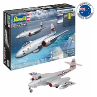REVELL 03779 GLOSTER METEOR F.8/FR.9 FIRST EDITION WITH AUSTRALIAN DECALS 1/32 SCALE PLASTIC MODEL KIT