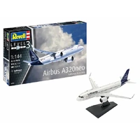 REVELL 03942 AIRBUS A320 NEO LUFTHANSA NEW LIVERY 1/144 SCALE PLASTIC MODEL KIT PLANE