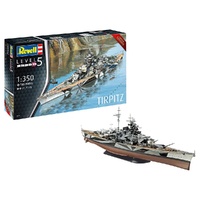 REVELL 05096 TIRPITZ BATTLESHIP LIMITED EDITION 1/350 SCALE PLASTIC MODEL KIT