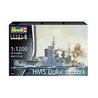 REVELL 05182 HMS DUKE OF YORK BATTLESHIP 1/1200 SCALE PLASTIC MODEL SHIP KIT