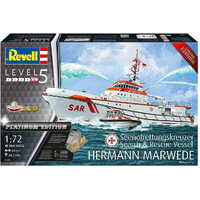 REVELL 05198 SEARCH AND RESCUE VESSEL HERMANN MARWEDE 1/72 SCALE PLASTIC MODEL KIT