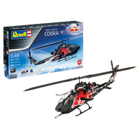 REVELL 05640 BELL AH-1F COBRA THE FLYING BULLS RED BULL TEAM 1/48 SCALE PLASTIC MODEL KIT