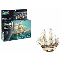 REVELL 65458 HMS BEAGLE DARWINS DISCOVERY BARQUE GIFT SET INCLUDES PAINT AND GLUE 1/96 SCALE PLASTIC MODEL KIT