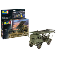 REVELL 63338 W.O.T. 8 BM-13-16 KATYUSHA/CARGO SET WITH PAINT GLUE AND BRUSH 1/35 SCALE PLASTIC MODEL KIT