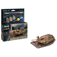 REVELL 63359 JAGPANZER IV L/70 GIFT SET INCLUDES PAINT AND GLUE 1/76 SCALE PLASTIC MODEL KIT