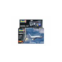 REVELL 63809 BOEING 737-800 1/288 SCALE PLASTIC MODEL KIT AIRCRAFT INCLUDED GLUE AND PAINT