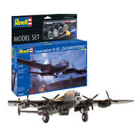 REVELL 64295 LANCASTER B.III DAMBUSTERS SET WITH PAINT GLUE AND BRUSH 1/72