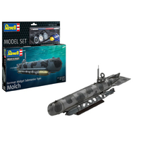 REVELL 65187 GERMAN MIDGET SUBMARINE TYPE MOLCH 1/72 SCALE PLASTIC MODEL KIT