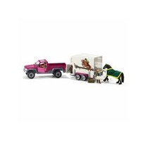 SCHLEICH 42346 PICK UP WITH HORSE BOX FLOAT
