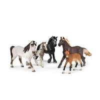 SCHLEICH 72113 FARM WORLD  5 HORSES COLLECTORS PACK