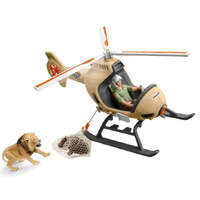 SCHLEICH 42476 WILD LIFE ANIMAL RESCUE HELICOPTER