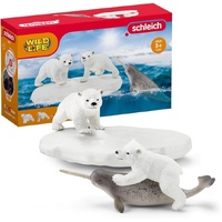 SCHLEICH 42531 WILD LIFE POLAR PLAYGROUND – ARCTIC ANIMAL PLAYSET FOR KIDS