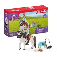 SCHLEICH 42518 HORSE CLUB MIA AND SPOTTY 9PC