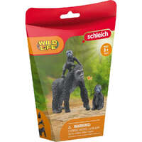 SCHLEICH 42601 WILDLIFE GORILLA FAMILY 3PC
