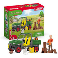 SCHLEICH 42659 FARM WORLD WORKING IN THE FOREST 49PC