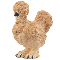 SCHLEICH 14891 SILKIE CHICKEN – FARM WORLD FLUFFY CHICKEN FIGURINE