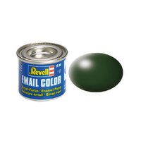 REVELL 32363 (363) DARK GREEN SILK ENAMEL PAINT 14ML