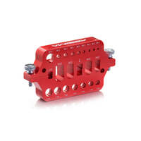 ABSIMA 3000048 FULL ALUMINIUM SOLDERING SOCKET TOOLS FOR CONNECTORS RED