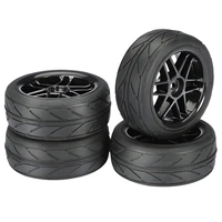 ABSIMA 2510053 WHEEL SET 1/10 SCALE THE PIMP DRIFT WHEELS 12MM HEX CHROME 4PC