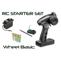 ABSIMA 2200010 RC STARTER SET WHEEL BASIC (INCLUDES TX, RX, SERVO, AA BATTERIES)