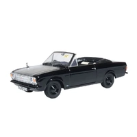 OXFORD 43CCC004 FORD CORTINA MKII CRAYFORD CONVERTIBLE BLACK AND WHITE  1/43 SCALE DIECAST CAR