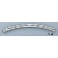TOMIX 1198 N GAUGE C391-45-PC 391MM RADIUS 45 DEGREE CURVE  TRACK