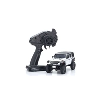 KYOSHO 325221W 1:24 SCALE MINI-Z 4X4 MX-O1 READYSET JEEP WRANGLER UNLIMITED RUBICON BRIGHT WHITE 2.4 GHZ RC CRAWLER TRUCK