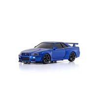 KYOSHO 32658MB MINI Z AWD NISSAN SKYLINE V.SPECII GT-R 34 METALLIC BLUE MA-020  1/27 SCALE RC CAR