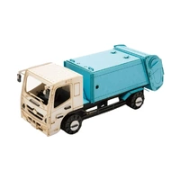 AOZORA CARS CRAFT - GARBAGE TRUCK PAPER MODEL KIT CC-U1