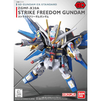 BANDAI 5065620 SD GUNDAM EX-STANDARD ZGMF-X20A STRIKE FREEDOM GUNDAM PLASTIC MODEL KIT