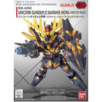BANDAI 5065628 SD GUNDAM EX-STANDARD RX-0 N UNICORN GUNDAM 02 BANSHEE NORN DESTROY MODE PLASTIC MODEL KIT