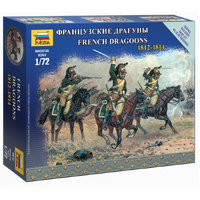 ZVEZDA 6812 FRENCH DRAGONS 1812-1814 1/72