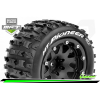 LOUISE L-T3308SBH MFT 1/10TH MONSTER TRUCK TIRE MT-PIONEER 12MM HEX 1/2 OFFSET TYRE 2 PCS
