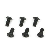 TEAM MAGIC 126308BU 3X8MM STEEL BUTTON HEAD SCREW 6 PK