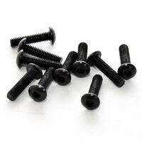 HOBAO 33312 M3 X 12MM HEX SOCKET BUTTON HEAD  SCREWS 10 PK