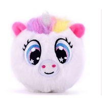 BOUNCIBLES LUMA - UNICORN WHITE PLUSH BALL