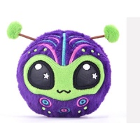 BOUNCIBLES ZOGGO - ALIEN PURPLE PLUSH BALL
