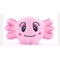 BOUNCIBLES BUBBLES - PINK AXOLOTL PLUSH BALL