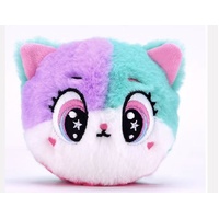 BOUNCIBLES THEIA - MULTICOLOUR CAT PLUSH BALL