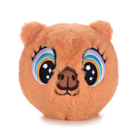BOUNCIBLES OLLIE - BROWN CAPYBARA PLUSH BALL