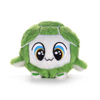 BOUNCIBLES TURLI - GREEN TURTLE PLUSH BALL